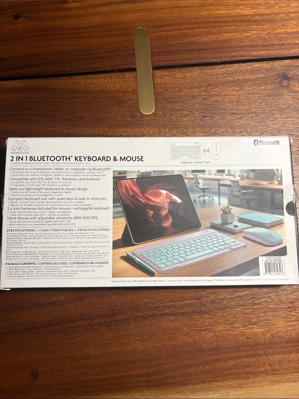 Modern touch bluetooth keyboard